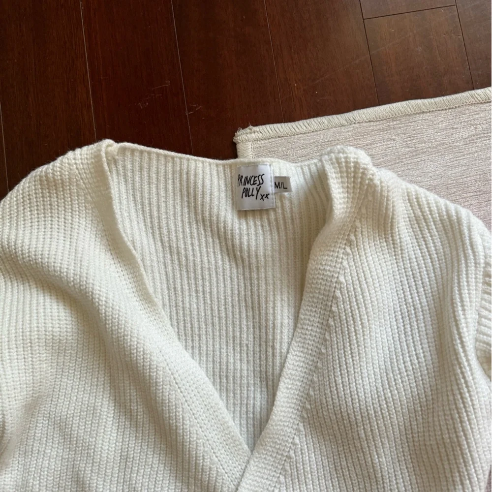 Princess Polly Sweater Wrap Dress - Picture 4 of 6